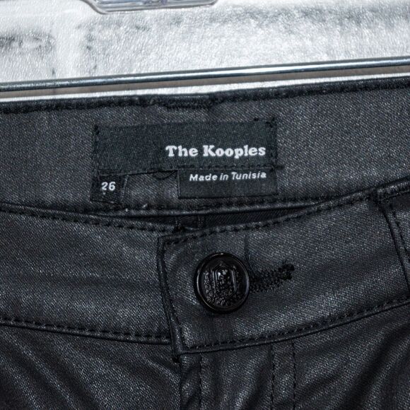 The Kooples Women's Skinny Lea Coated Jeans black size 26 - Picture 2 of 12